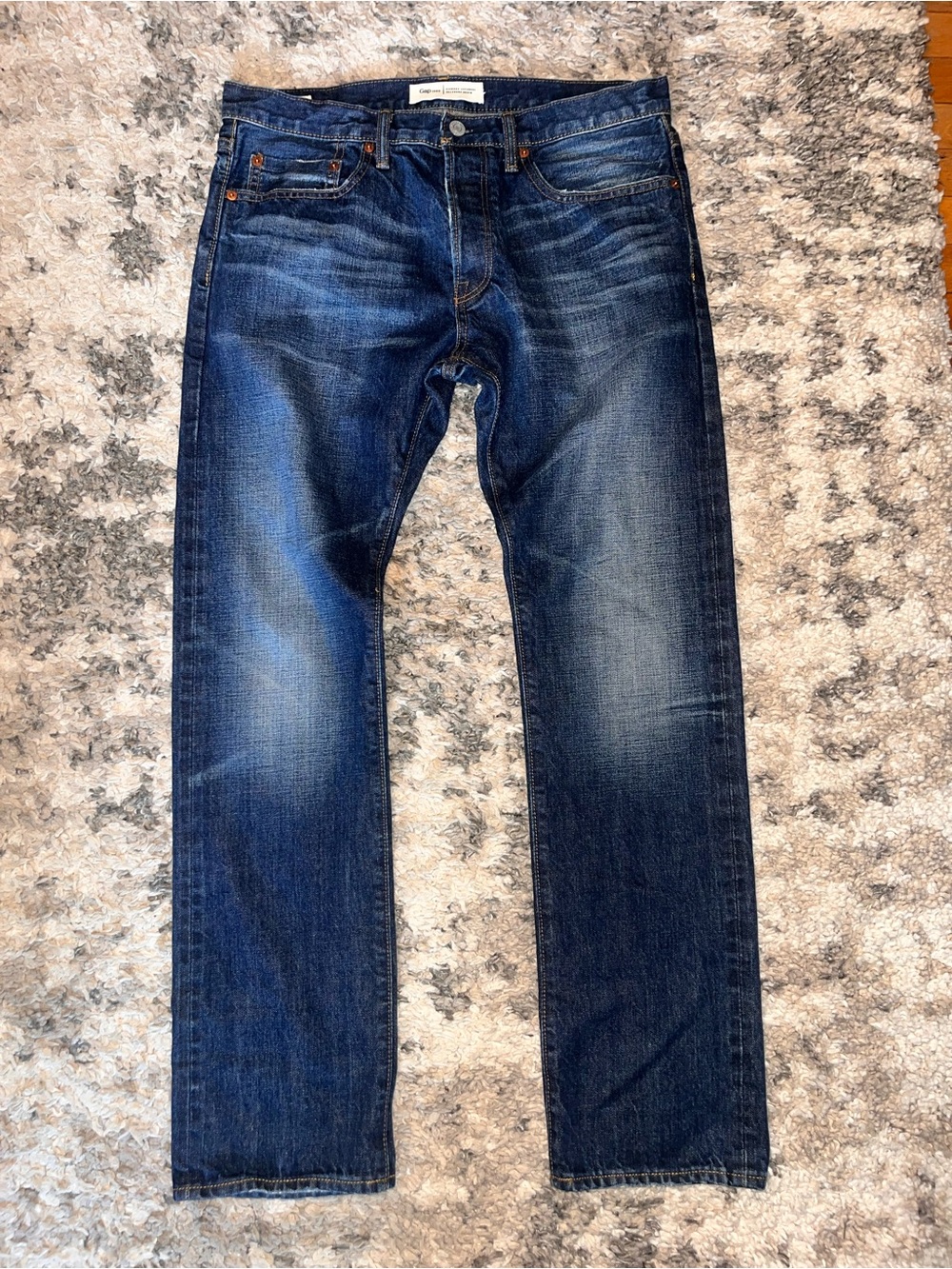 Gap 1969 Kaihara Japanese Selvedge Denim Slim Jeans Waist 32 Blue